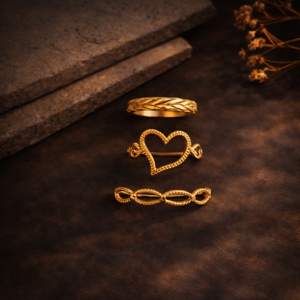 3 PIECE ETERNAL LOVE STACK
