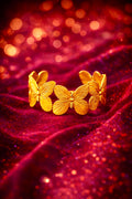 GOLDEN BUTTERFLY CUFF BRACELET