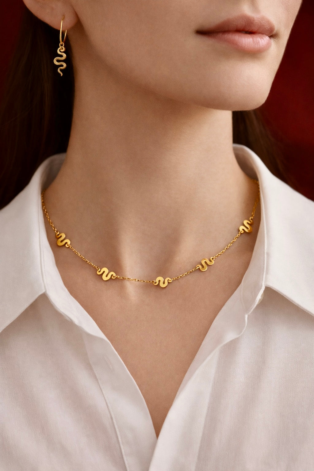 LUNA SERPENT NECKLACE SET