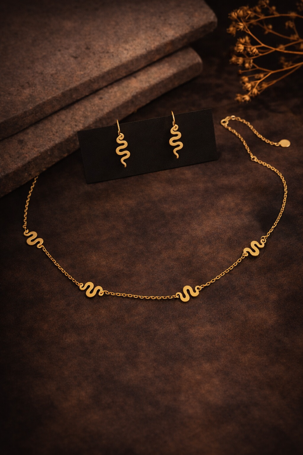 LUNA SERPENT NECKLACE SET
