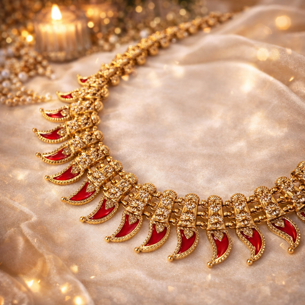 TRADITIONAL PULINAKHAM NECKLACE SET
