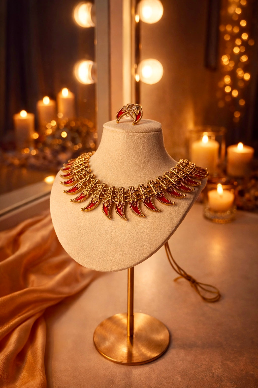 TRADITIONAL PULINAKHAM NECKLACE SET