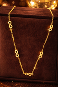 INFINITY ELEGANCE LONG NECKLACE