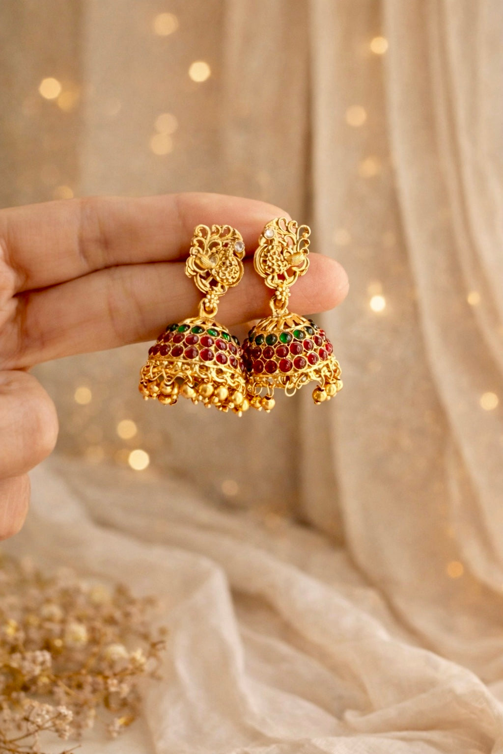 ROYAL RUBY HERITAGE LAYERS-NECKLACE SET