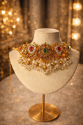 PEACOCK TEMPLE HERITAGE CHOKER SET
