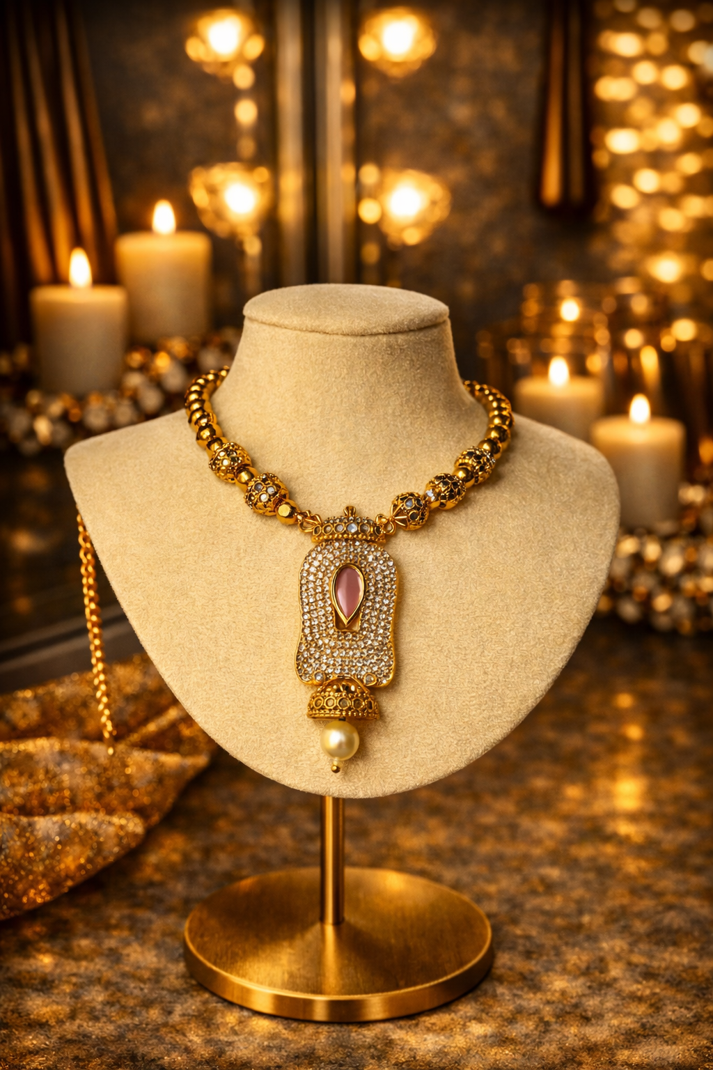 TRADITIONAL THIDAMB PENDANT NECKLACE