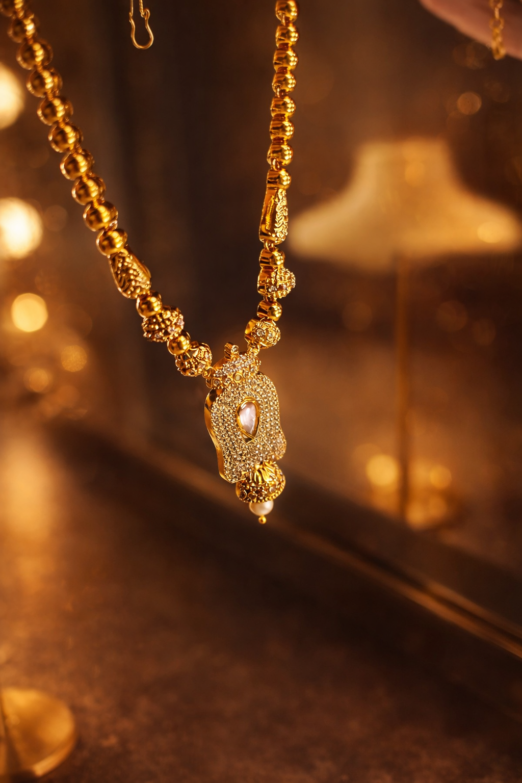 TRADITIONAL THIDAMB PENDANT NECKLACE