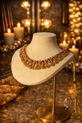 ROYAL PEACOCK TEMPLE NECKLACE SET
