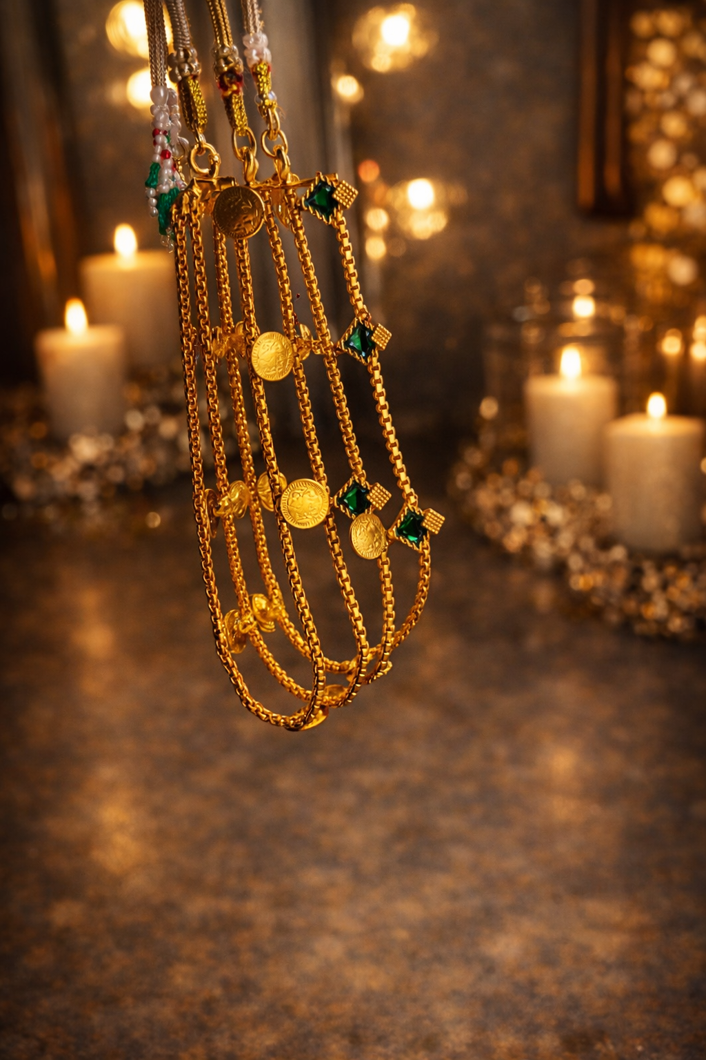TRADITIONAL HERITAGE COIN CHARM CHOKER
