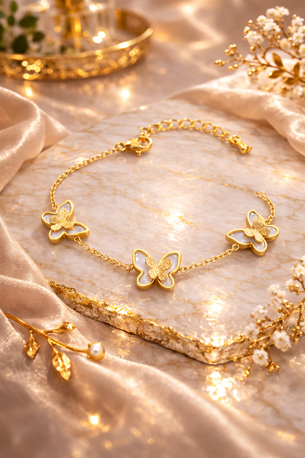 3D FLUTTER BUTTERFLY BRACELET