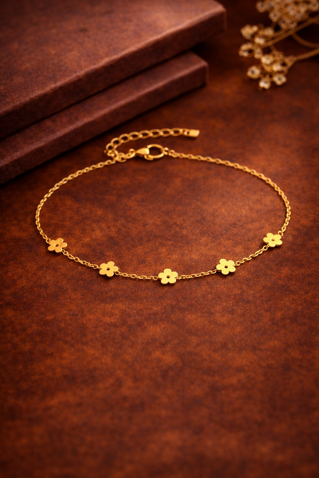 GOLDEN DAISY CHAIN BRACELET