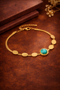 TURQUOISE AURA CHAIN BRACELET