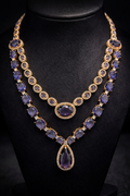 MIDNIGHT VIOLET-SMOKEY ELEGANCE NECKLACE