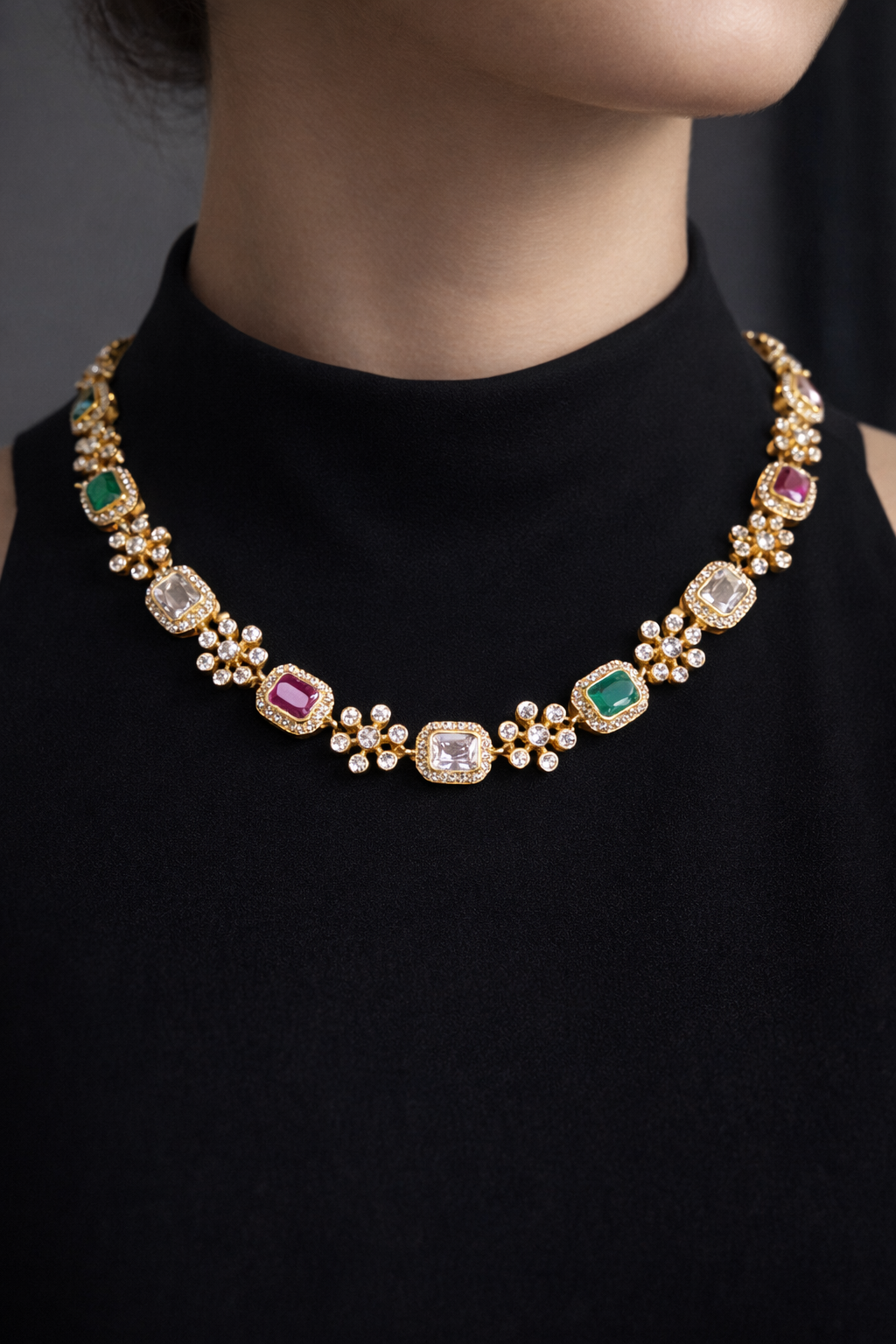 ROYAL PRISM AD NECKLACE SET