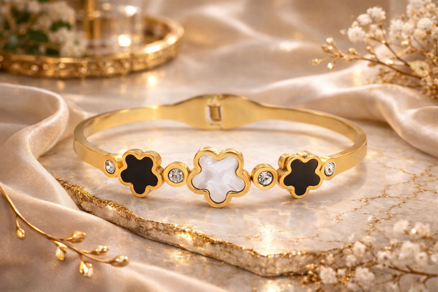 NOIR BLOSSOM BRACELET