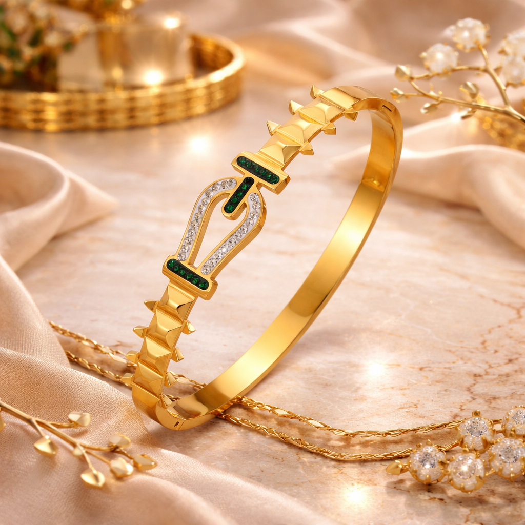 HORSESHOE GOLD BRACELET