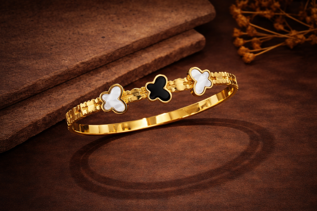 TRINITY BUTTERFLY GOLD BRACELET