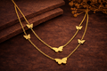 GOLDEN BUTTERFLY LONG NECKLACE