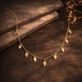 OBLIQUE STACK STAINLESS STEEL NECKLACE