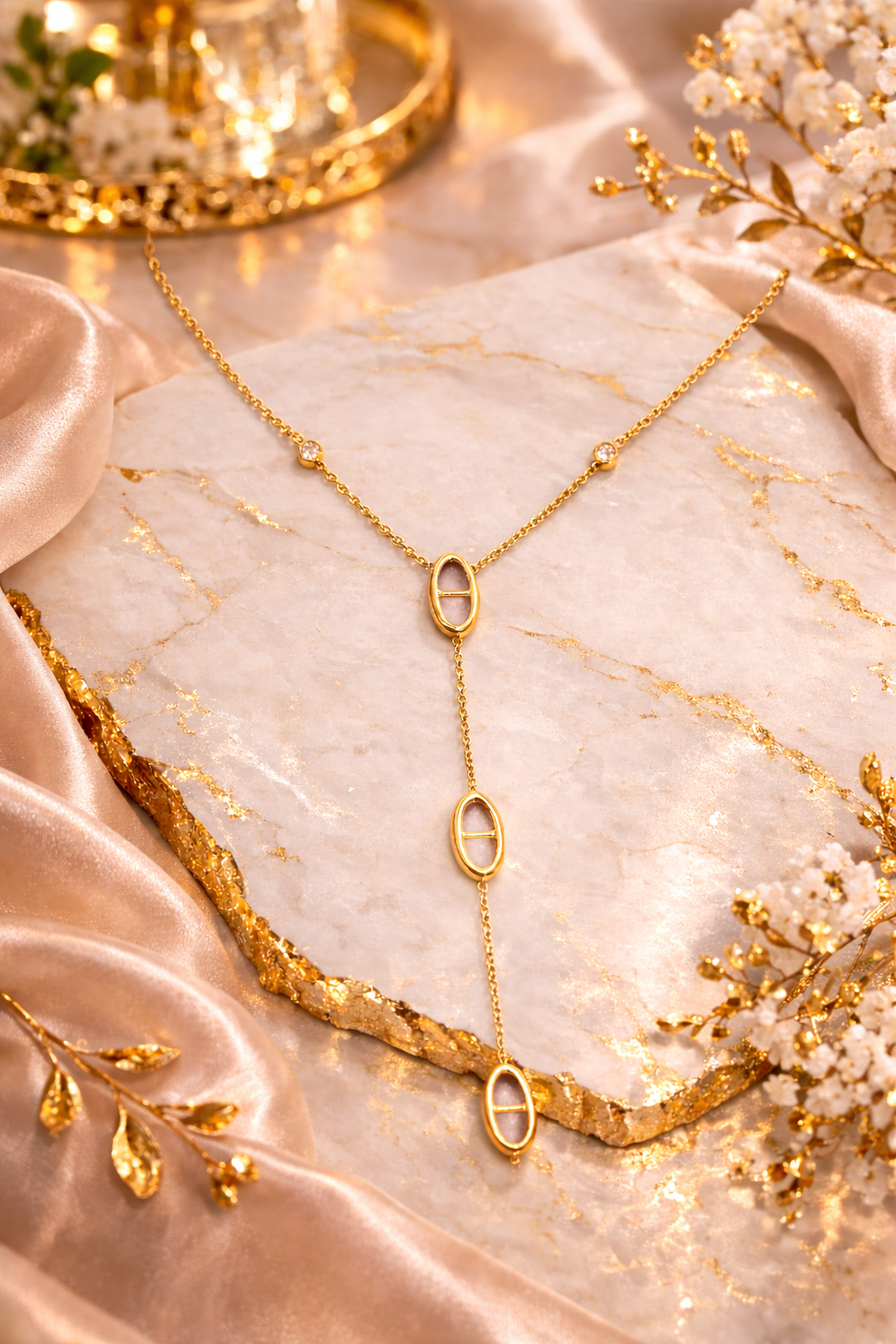 GOLDEN LINK Y NECKLACE