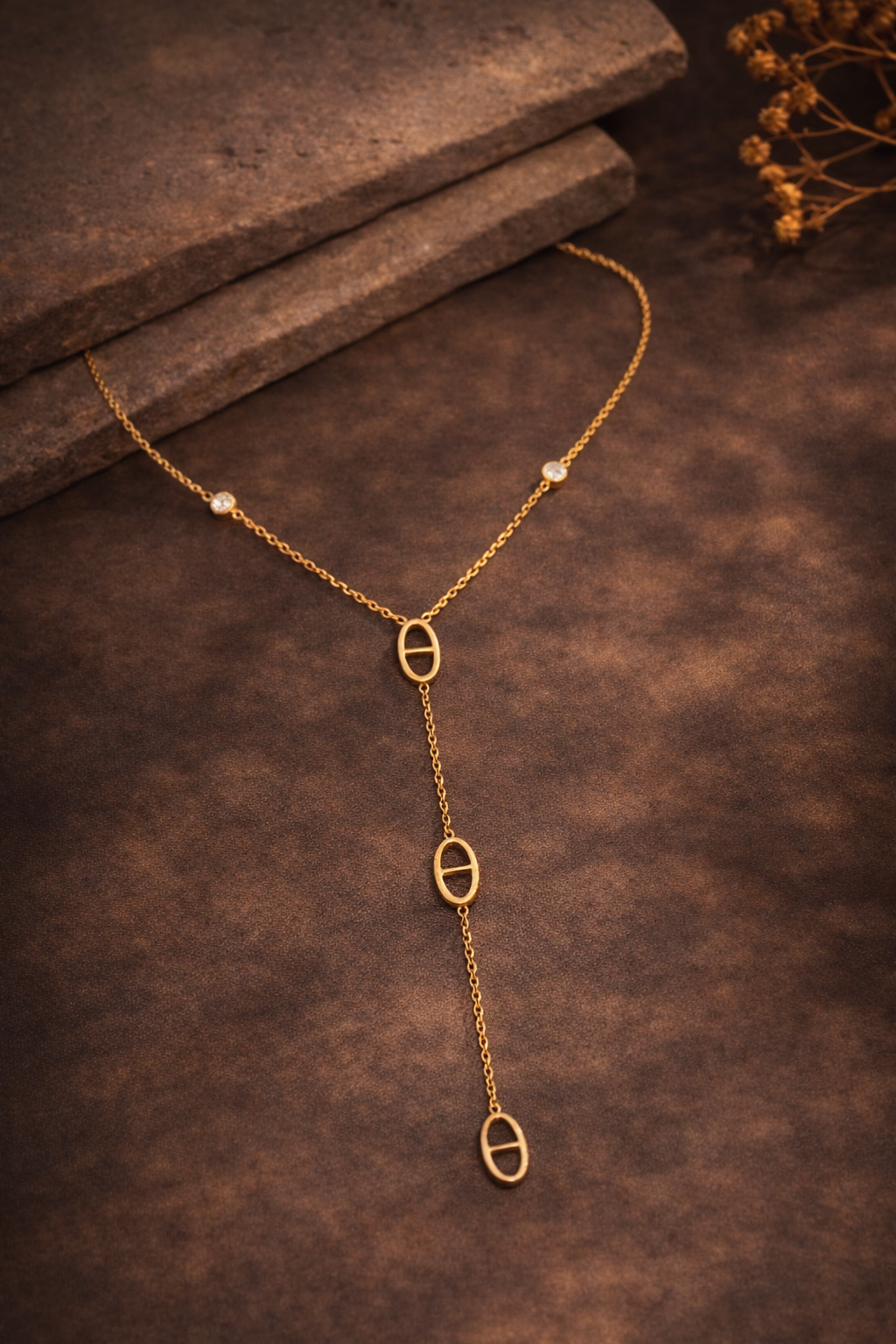 GOLDEN LINK Y NECKLACE