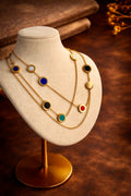 GOLDEN MOSAIC NECKLACE