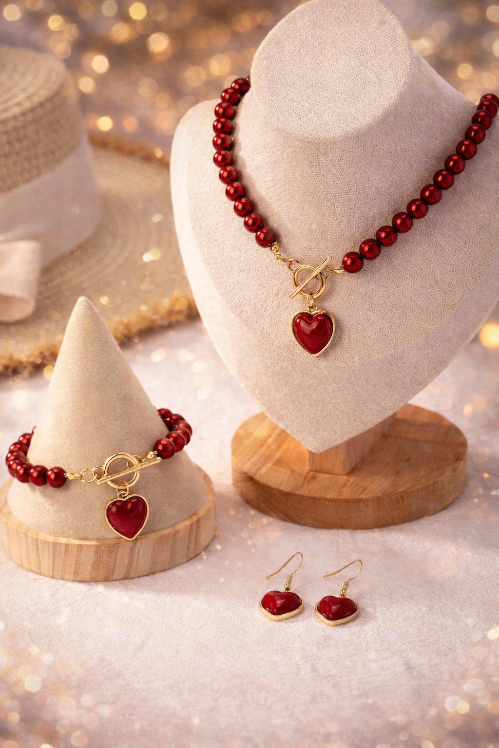 CRIMSON PEARL ROMANCE SET