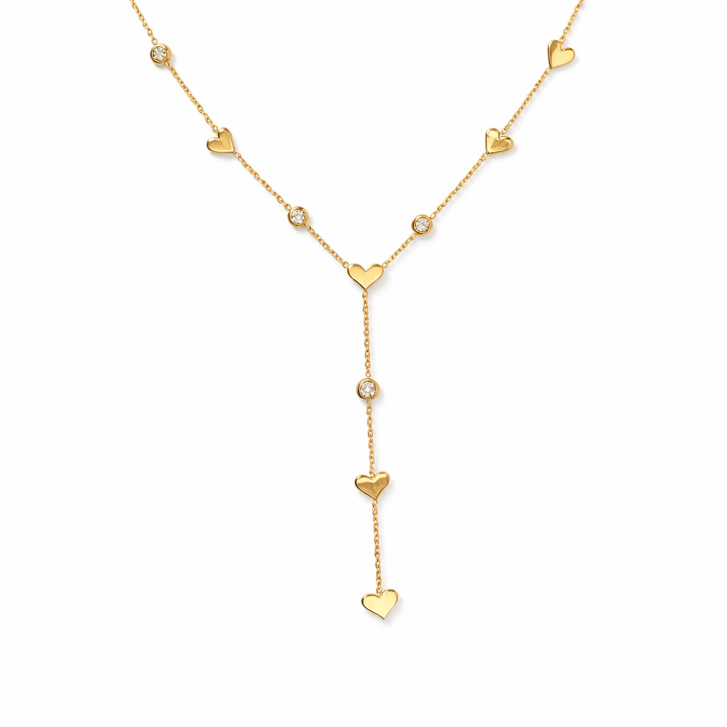 GOLDEN WHISPER HEART NECKLACE