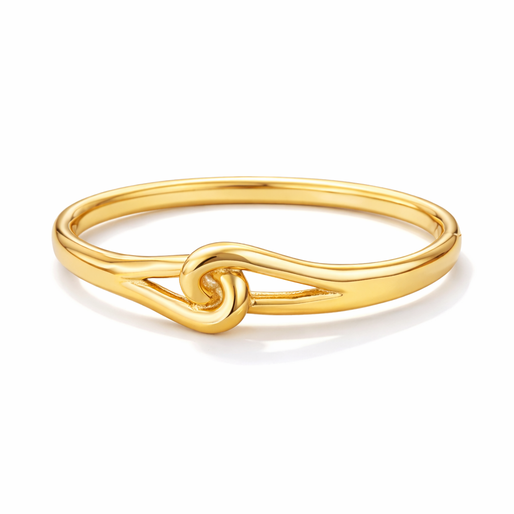 KNOT BANGLE OPEN BRACELET