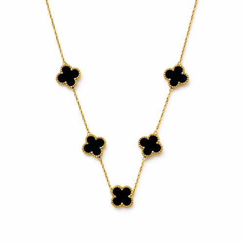 BLACK CLOVER NECKLACE