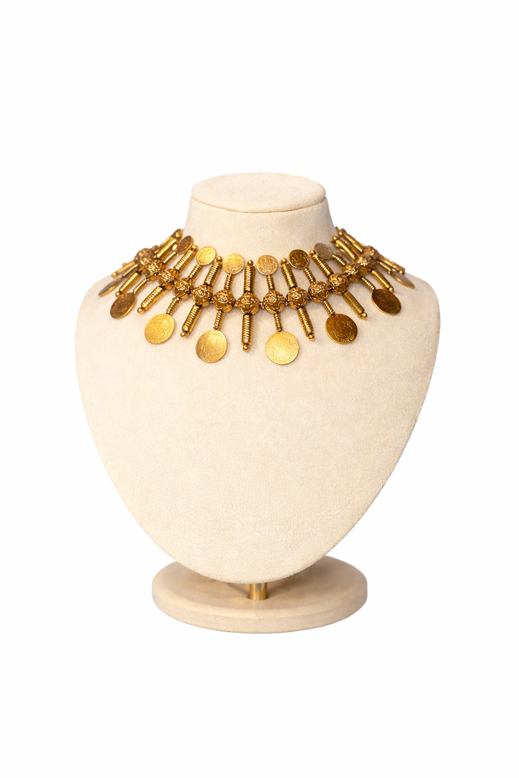 GOLD-PLATED COIN NECKLACE
