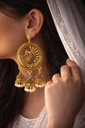 ROYAL PEACOCK HERITAGE EARRINGS