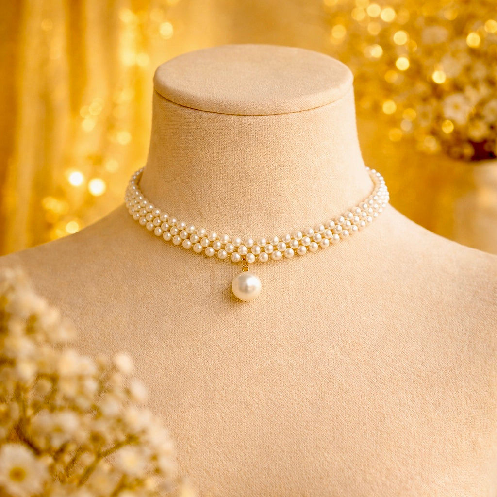 FAUX PEARL NECKLACE