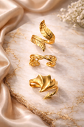3 Pc STAINLESS STEEL RINGS SET